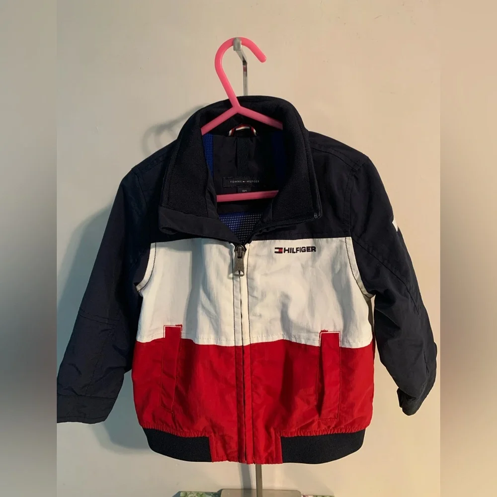 Tommy Hilfiger KIDS SEATED FIT FLAG REGATTA JACKET Size 18 Months